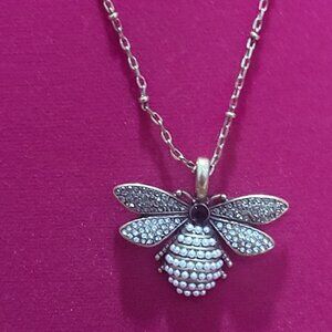 Park Lane Bumble Bee Long Necklace Gold Tone